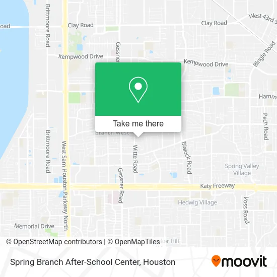 Spring Branch After-School Center map