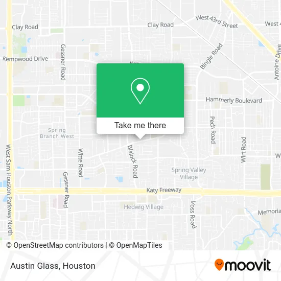 Austin Glass map