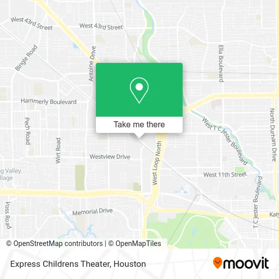 Express Childrens Theater map