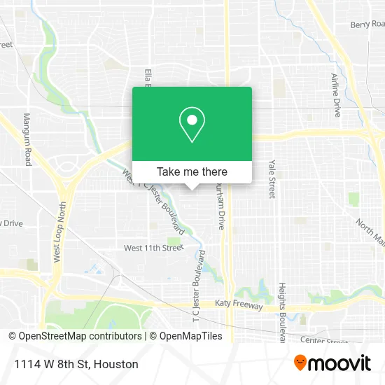 1114 W 8th St map