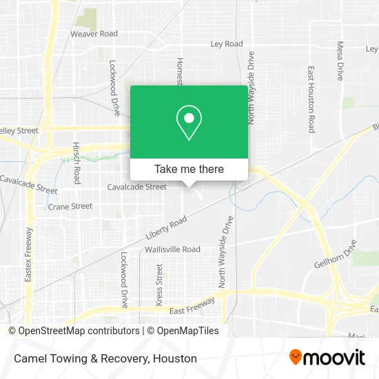 Camel Towing & Recovery map