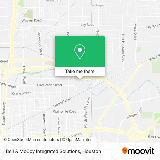 Bell & McCoy Integrated Solutions map