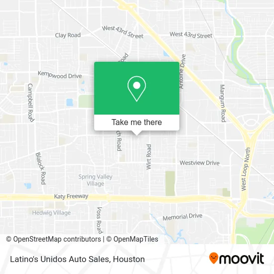 Latino's Unidos Auto Sales map