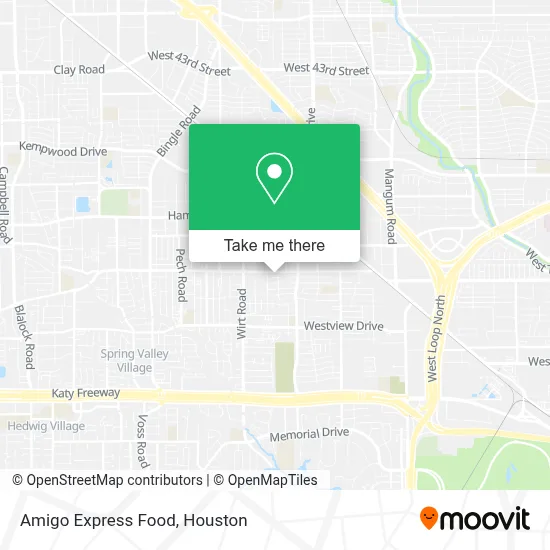 Amigo Express Food map