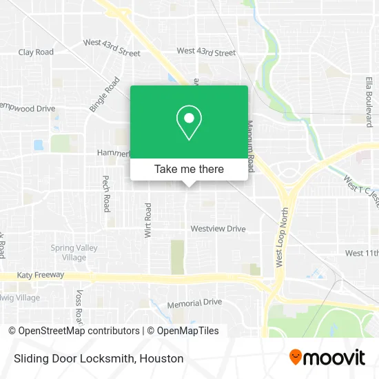 Sliding Door Locksmith map