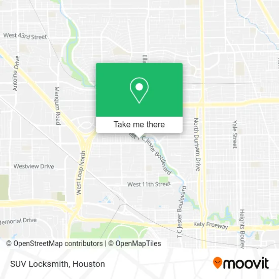 SUV Locksmith map