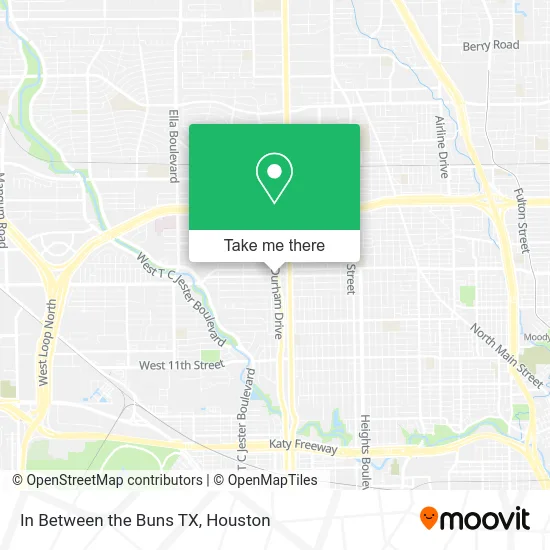 Mapa de In Between the Buns TX