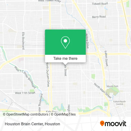 Mapa de Houston Brain Center