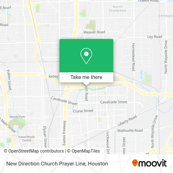 New Direction Church Prayer Line map