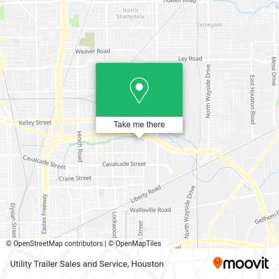 Utility Trailer Sales and Service map