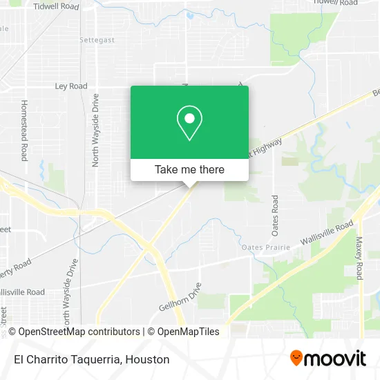 El Charrito Taquerria map