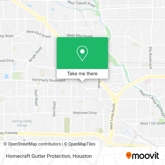Mapa de Homecraft Gutter Protection