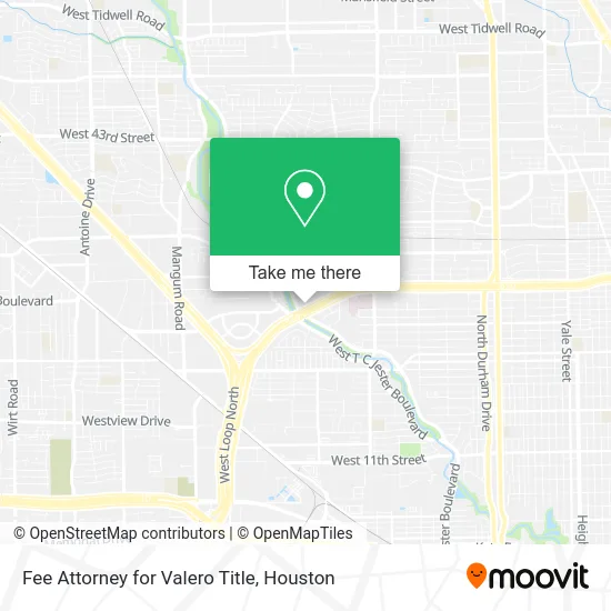 Fee Attorney for Valero Title map