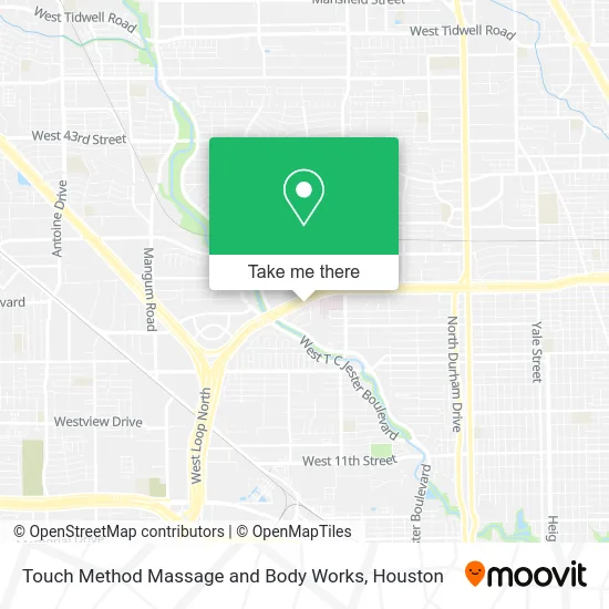 Mapa de Touch Method Massage and Body Works