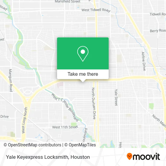 Yale Keyexpress Locksmith map
