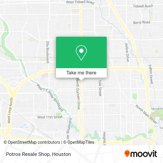 Potros Resale Shop map