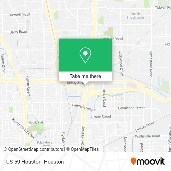 US-59 Houston map
