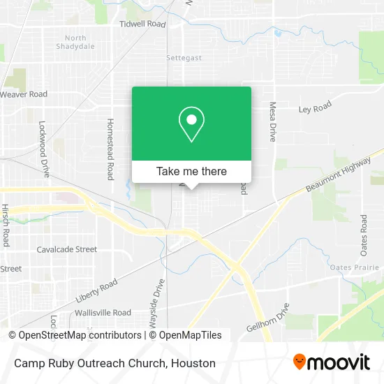 Camp Ruby Outreach Church map