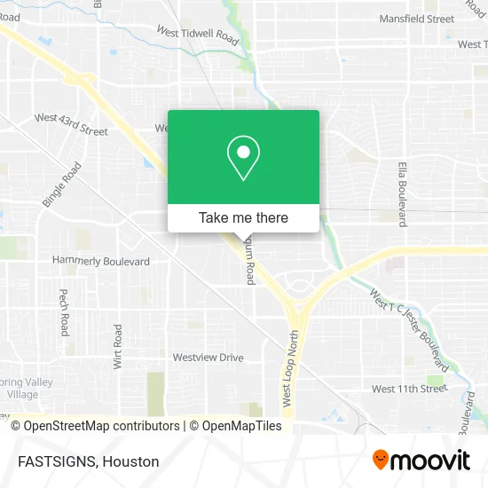 FASTSIGNS map