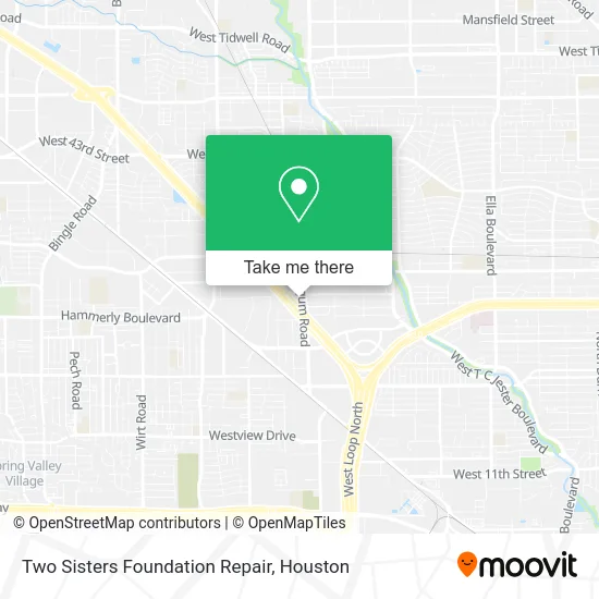 Two Sisters Foundation Repair map