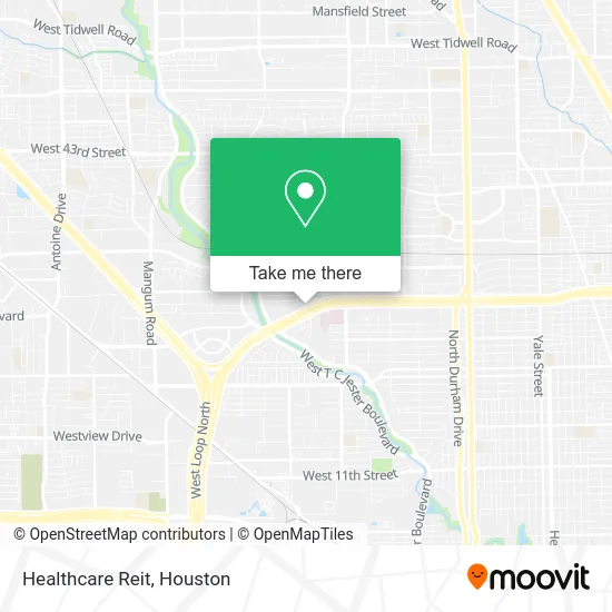 Healthcare Reit map