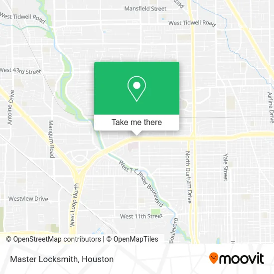Mapa de Master Locksmith