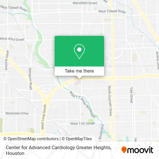 Mapa de Center for Advanced Cardiology Greater Heights