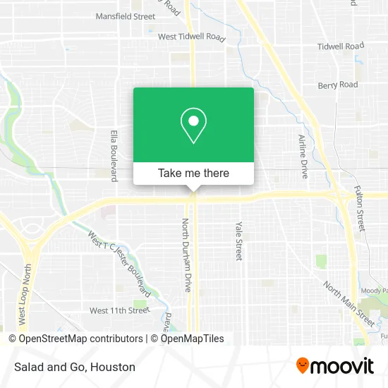 Salad and Go map