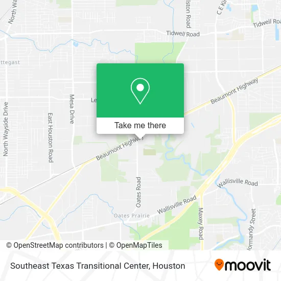 Southeast Texas Transitional Center map
