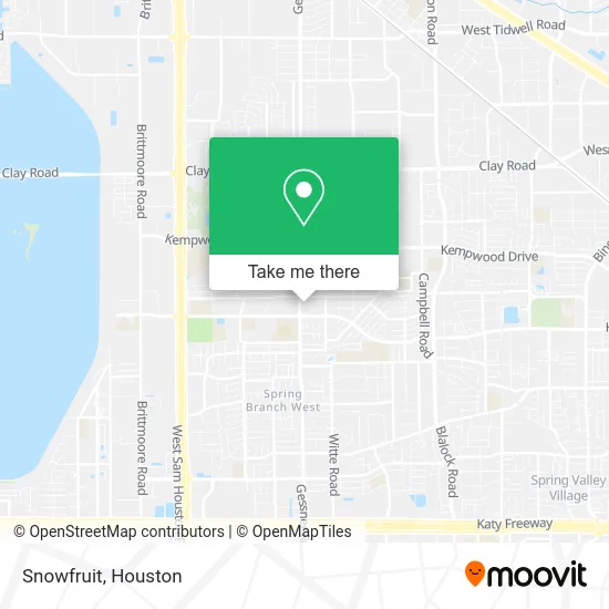 Snowfruit map