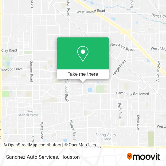 Sanchez Auto Services map