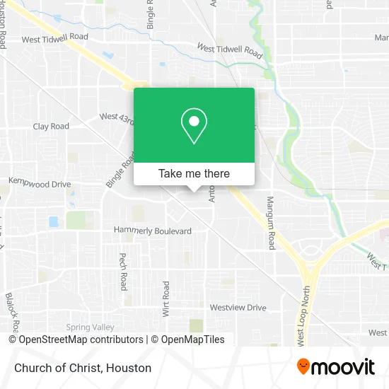 Church of Christ map