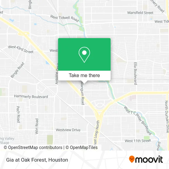 Mapa de Gia at Oak Forest