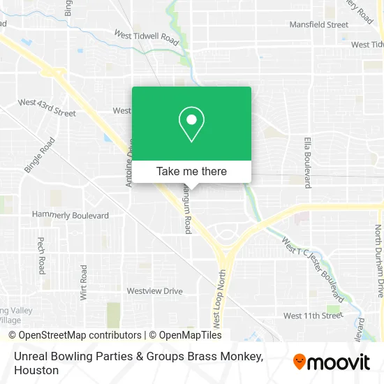 Mapa de Unreal Bowling Parties & Groups Brass Monkey