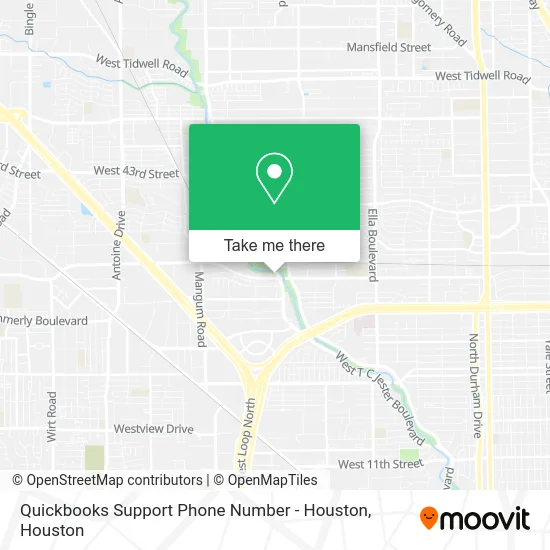 Mapa de Quickbooks Support Phone Number - Houston