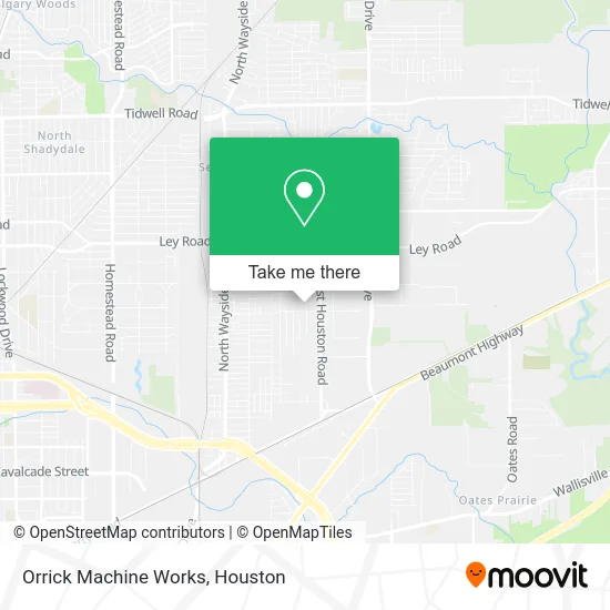 Mapa de Orrick Machine Works