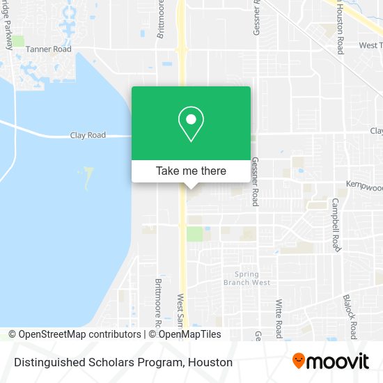 Distinguished Scholars Program map