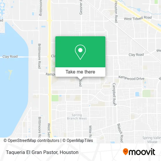 Taqueria El Gran Pastor map