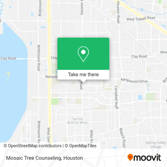 Mosaic Tree Counseling map