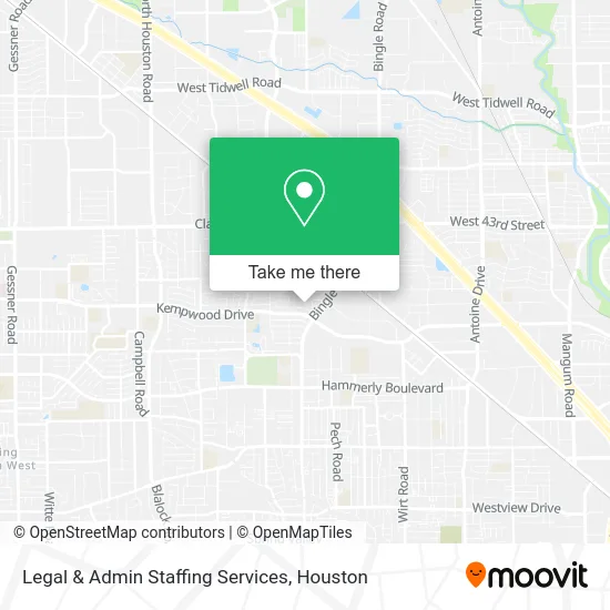 Legal & Admin Staffing Services map