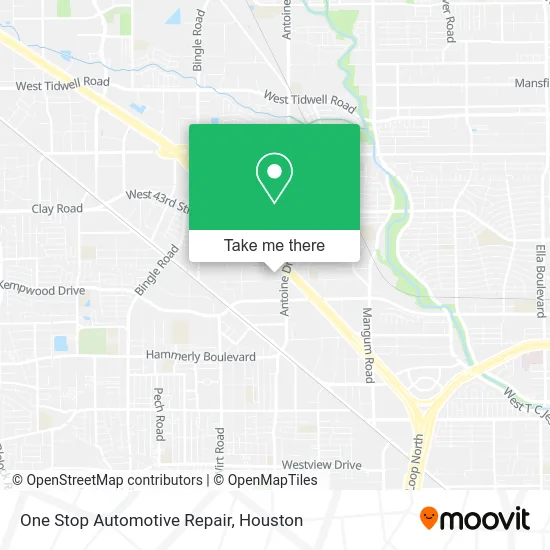 Mapa de One Stop Automotive Repair