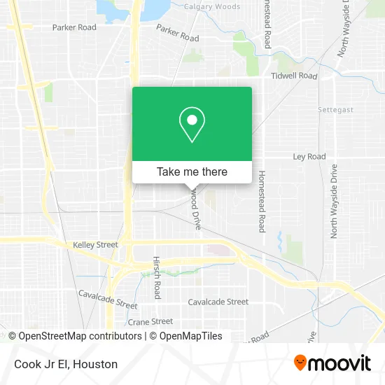 Cook Jr El map
