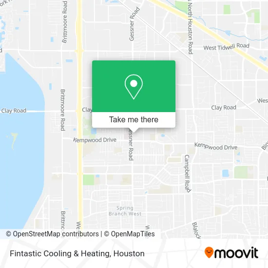 Mapa de Fintastic Cooling & Heating
