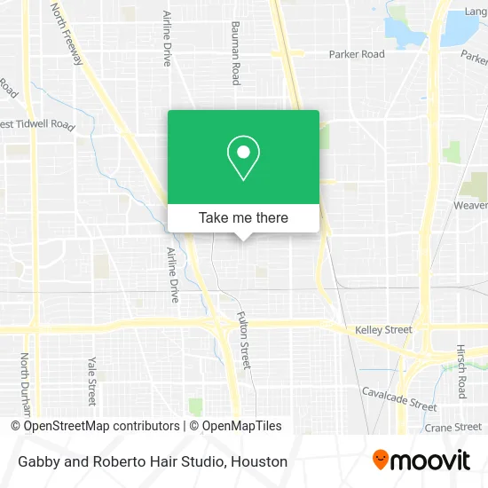 Gabby and Roberto Hair Studio map