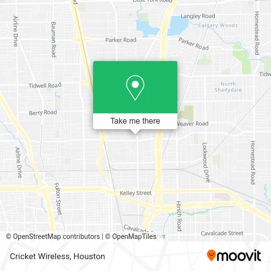 Cricket Wireless map
