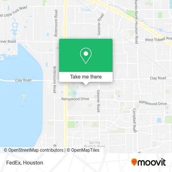 FedEx map