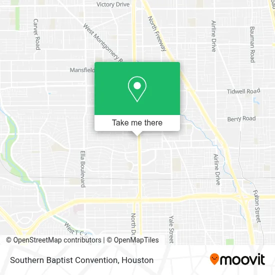 Southern Baptist Convention map