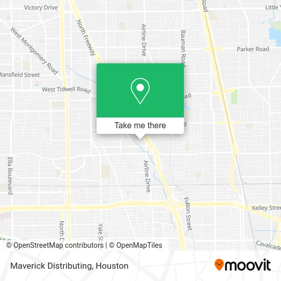 Maverick Distributing map