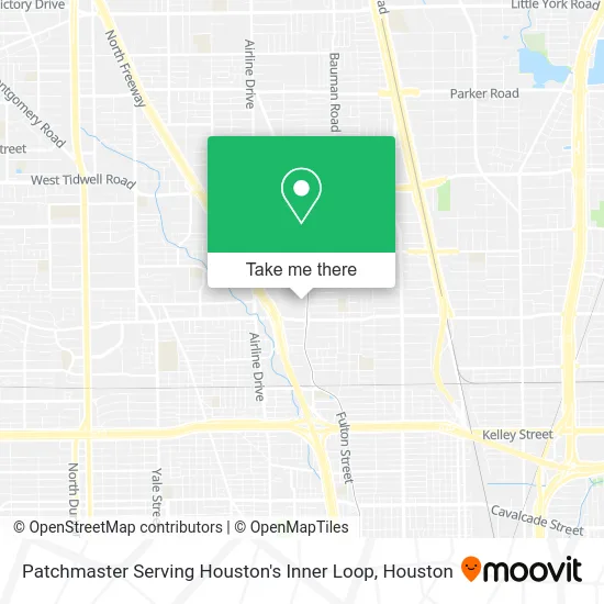 Patchmaster Serving Houston's Inner Loop map
