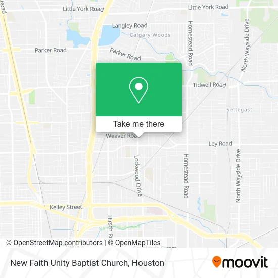 New Faith Unity Baptist Church map